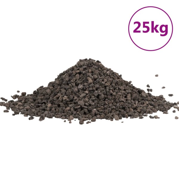 Grava de basalto negra 25 kg 5-8 mm