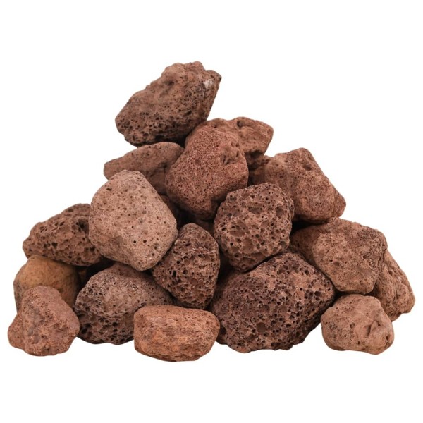 Rocas volcánicas rojas 25 kg 3-5 cm