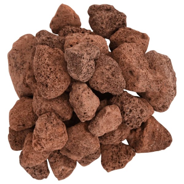 Rocas volcánicas rojas 25 kg 3-5 cm