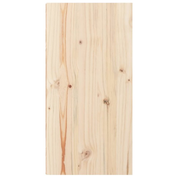 Armario de pared 2 uds madera maciza de pino 30x30x60 cm