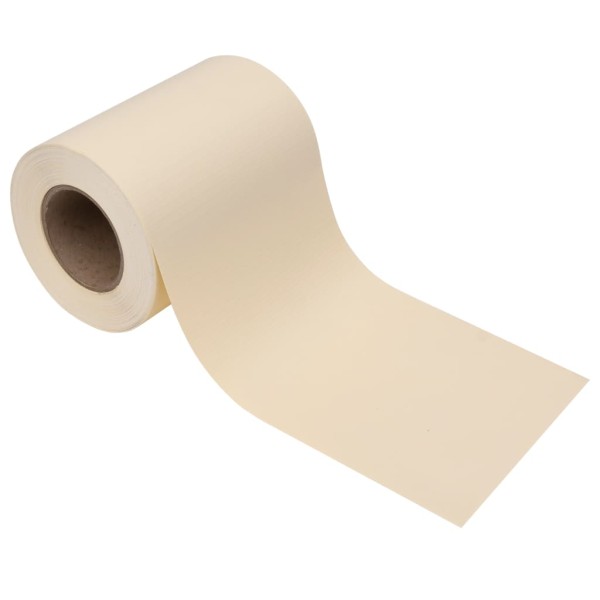 Paneles de privacidad 4 uds PVC crema 35x0,19 m