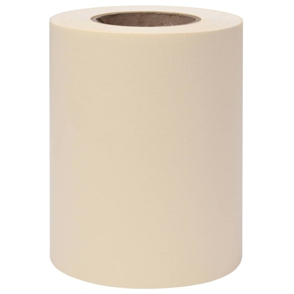 Paneles de privacidad 4 uds PVC crema 35x0,19 m