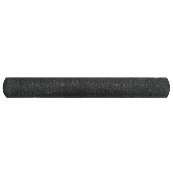 Red de privacidad HDPE negro 1x50 m 150 g/m²