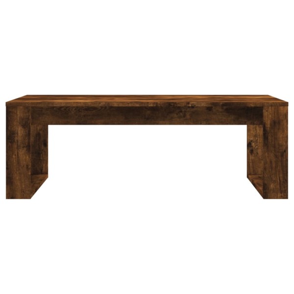 Mesa de centro madera de ingeniería roble ahumado 102x50x35 cm