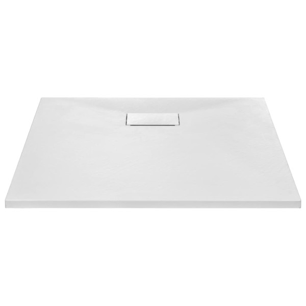 Plato de ducha SMC blanco 80x80 cm