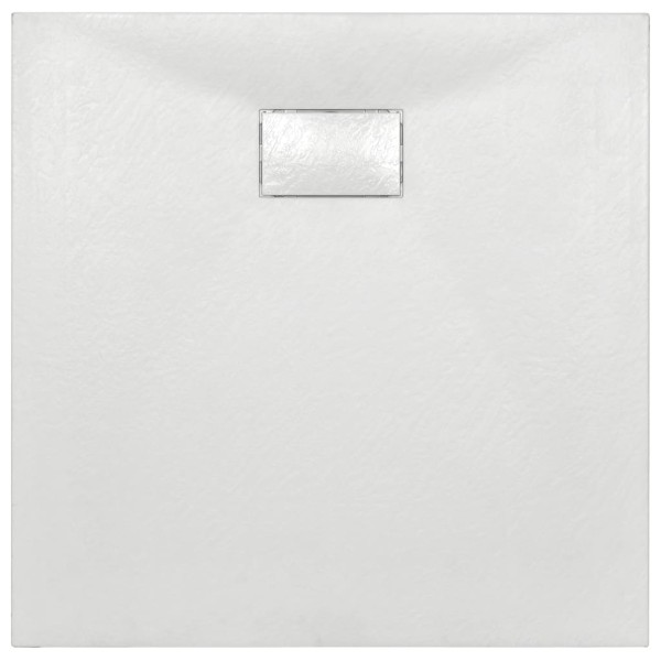 Plato de ducha SMC blanco 80x80 cm