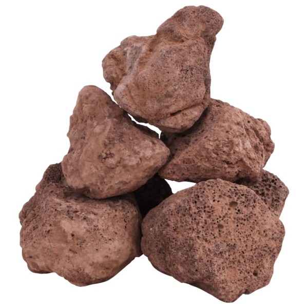 Rocas volcánicas rojas 10 kg 10-30 cm