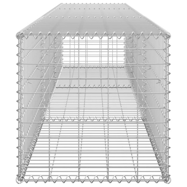 Muro de gaviones con cubiertas acero galvanizado 300x50x50 cm