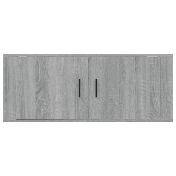 Mueble para TV de pared gris Sonoma 100x34,5x40 cm