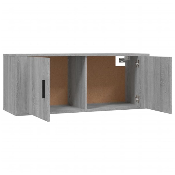 Mueble para TV de pared gris Sonoma 100x34,5x40 cm