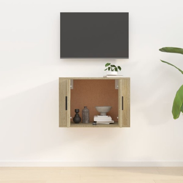 Mueble para TV de pared roble Sonoma 57x34,5x40 cm