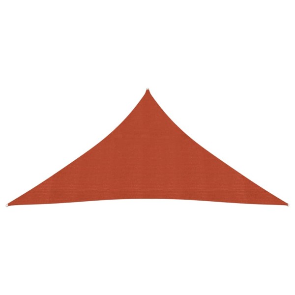 Toldo de vela HDPE terracota 160 g/m² 4x4x4 m