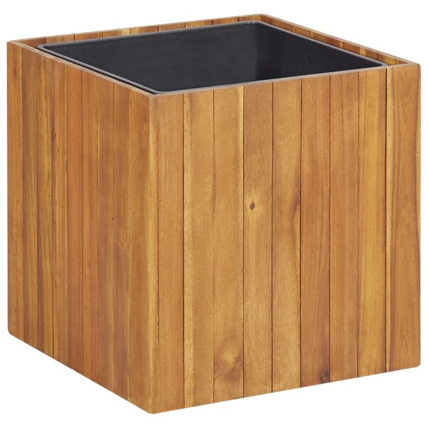 Arriate de madera maciza de acacia 43,5x43,5x44 cm