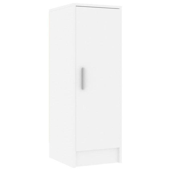 Mueble zapatero de aglomerado blanco 32x35x92 cm