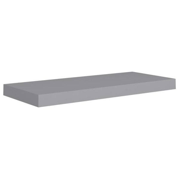 Estantes flotantes de pared 4 uds MDF gris 60x23,5x3,8 cm