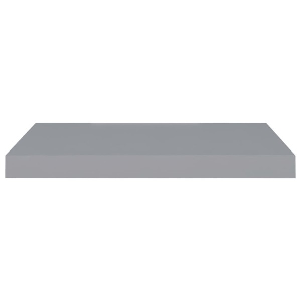 Estantes flotantes de pared 4 uds MDF gris 60x23,5x3,8 cm