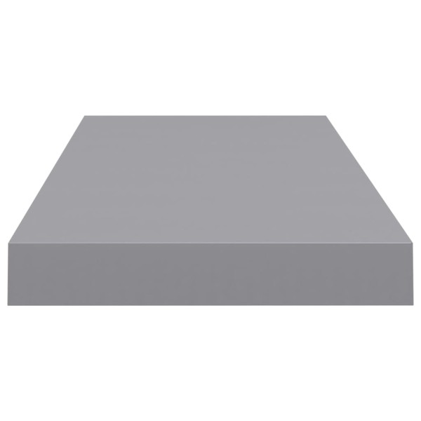 Estantes flotantes de pared 4 uds MDF gris 60x23,5x3,8 cm