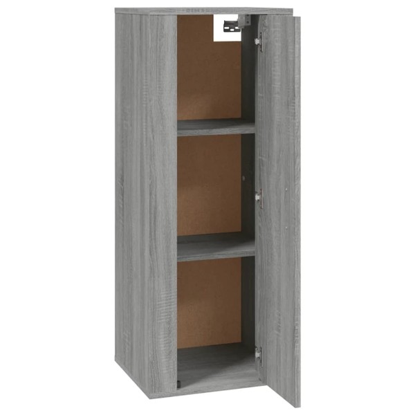 Mueble para TV de pared gris Sonoma 40x34,5x100 cm