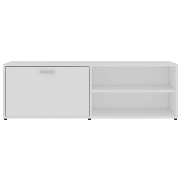 Mueble para TV madera contrachapada blanco 120x34x37 cm