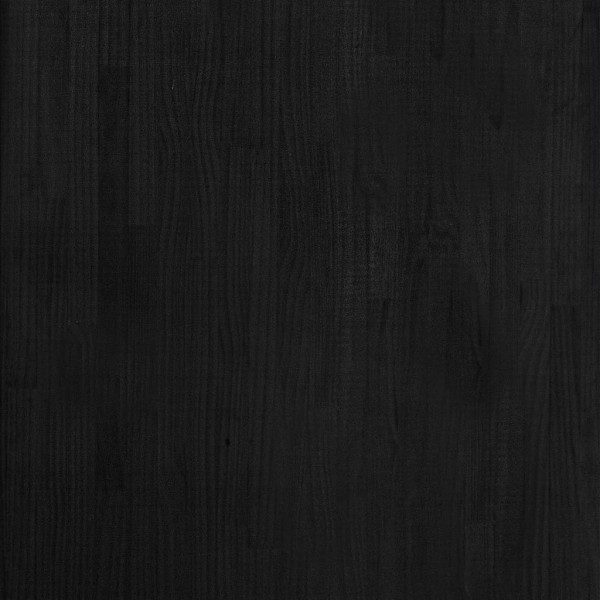 Estante almacenamiento madera maciza de pino negro 60x30x105 cm