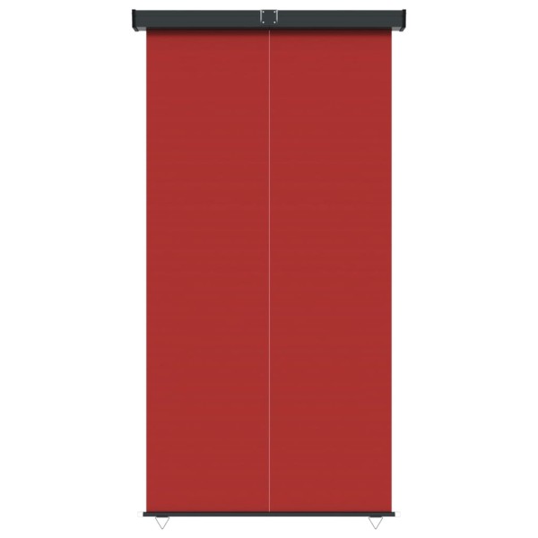 Toldo lateral de balcón rojo 165x250 cm