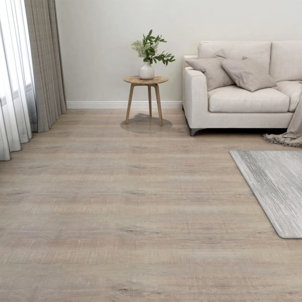 Tarimas autoadhesivas 20 unidades PVC 1,86 m² gris taupe