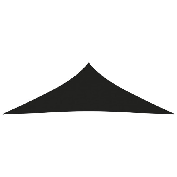 Toldo de vela triangular tela Oxford negro 4x4x5,8 m