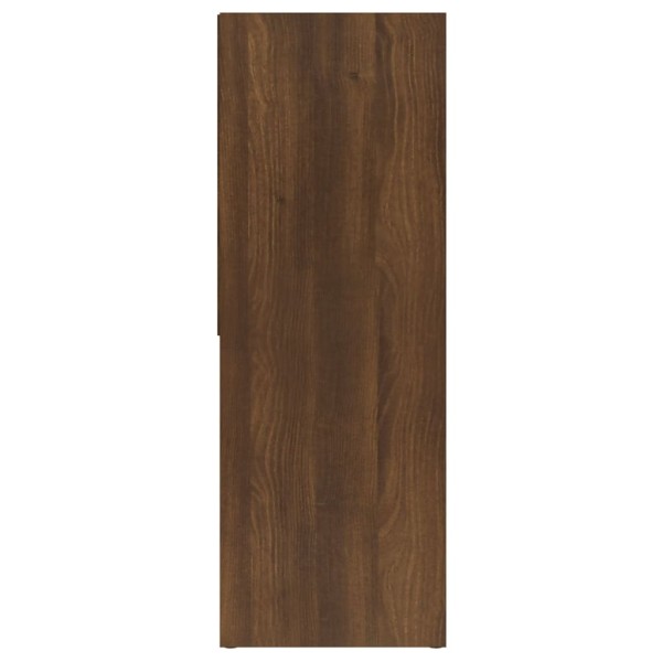 Estantería madera contrachapada color roble marrón 67x24x161 cm