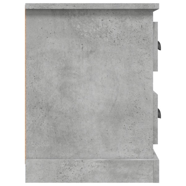 Mueble de TV madera contrachapada gris hormigón 102x35,5x47,5cm