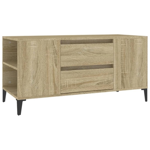 Mueble para TV madera contrachapada roble Sonoma 102x44,5x50 cm