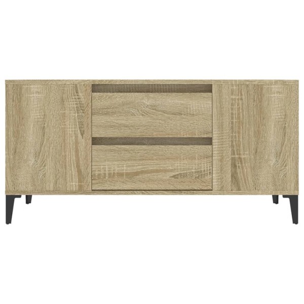 Mueble para TV madera contrachapada roble Sonoma 102x44,5x50 cm