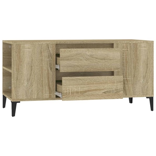 Mueble para TV madera contrachapada roble Sonoma 102x44,5x50 cm