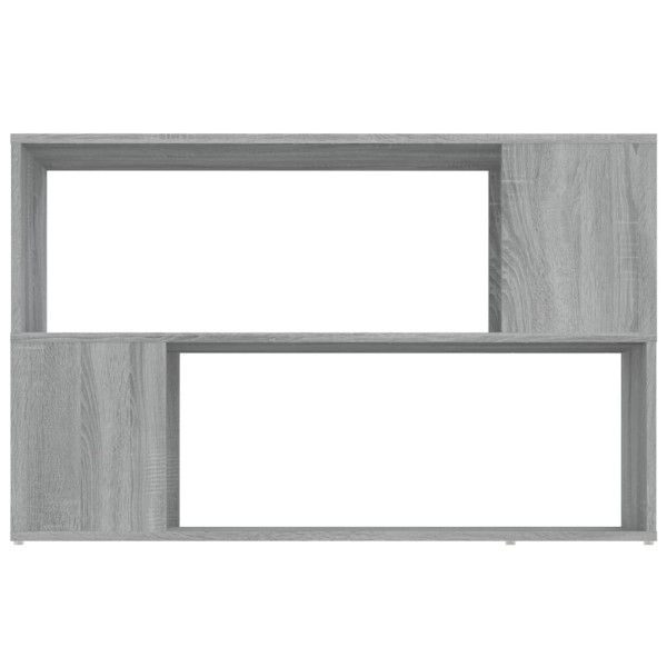 Estantería de madera contrachapada gris Sonoma 100x24x63 cm