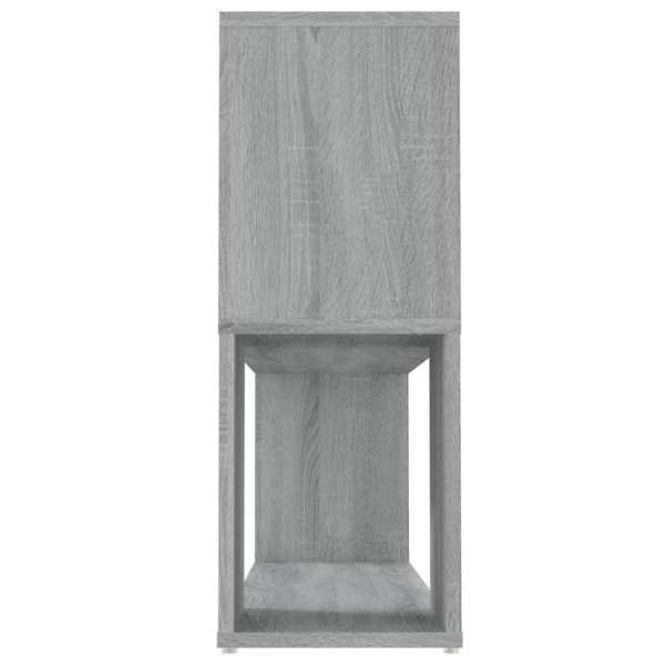 Estantería de madera contrachapada gris Sonoma 100x24x63 cm