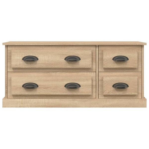 Mueble para TV madera contrachapada roble Sonoma 100x35,5x45 cm