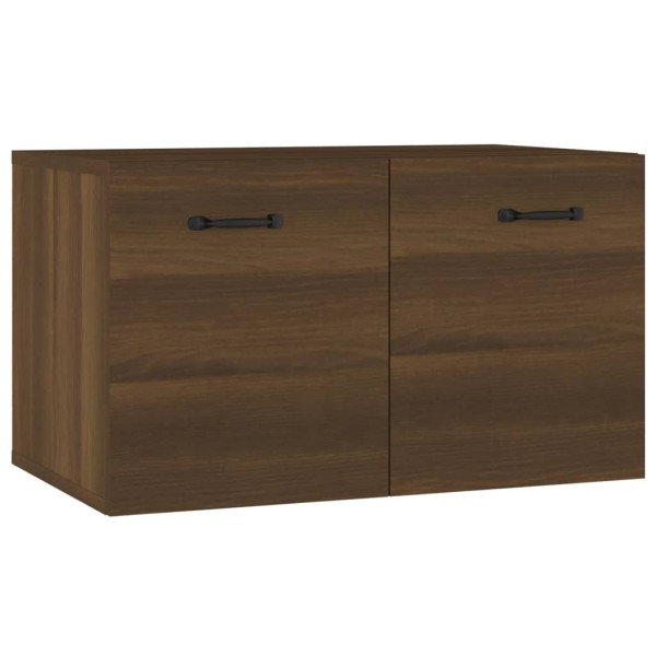 Armario pared madera contrachapada marrón roble 60x36,5x35 cm