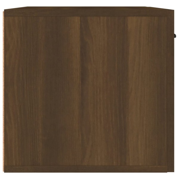 Armario pared madera contrachapada marrón roble 60x36,5x35 cm