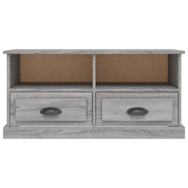 Mueble para TV madera contrachapada gris Sonoma 93x35,5x45 cm