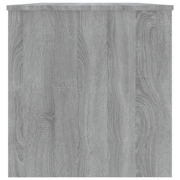 Mesa de centro madera contrachapada gris Sonoma 102x50x52,5 cm