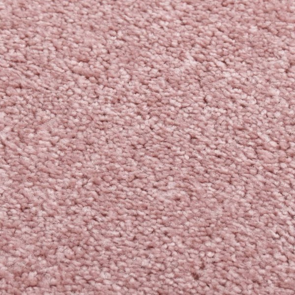 Alfombra de pelo corto rosa 160x230 cm