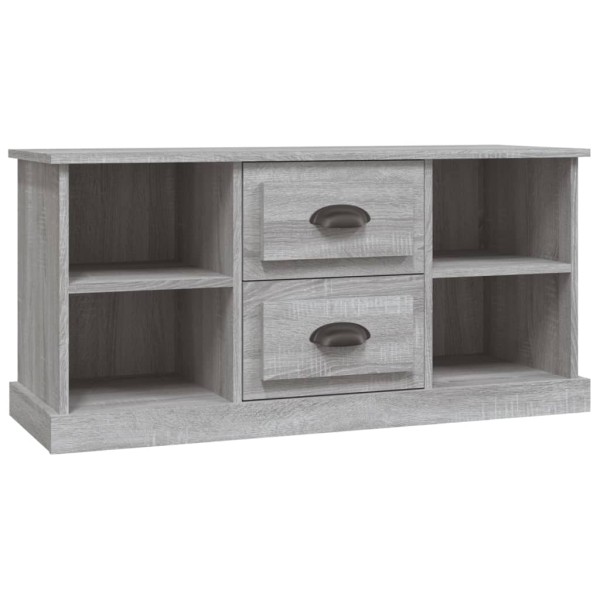 Mueble para TV madera contrachapada gris Sonoma 99,5x35,5x48 cm