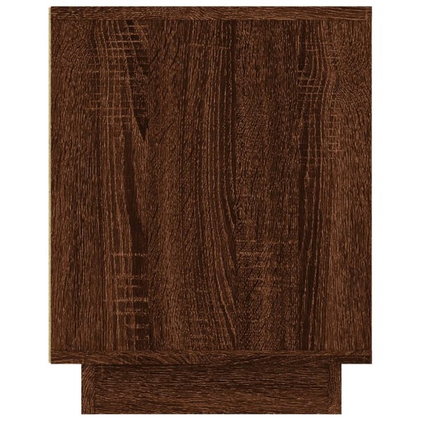 Mueble para TV madera contrachapada roble marrón 102x35x45 cm