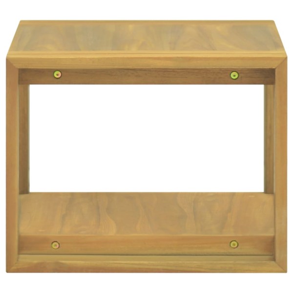 Armario de baño de pared madera maciza de teca 45x45x35 cm