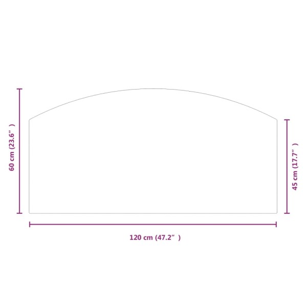 Placa de vidrio para chimenea 120x60 cm