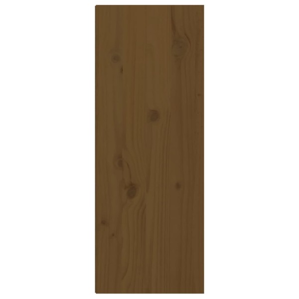 Armario de pared madera maciza de pino marrón miel 30x30x80 cm