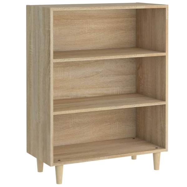 Aparador de madera contrachapada roble Sonoma 69,5x32,5x90 cm