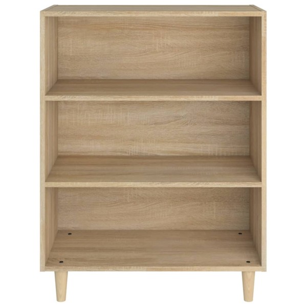 Aparador de madera contrachapada roble Sonoma 69,5x32,5x90 cm