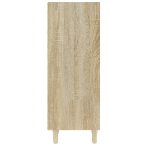 Aparador de madera contrachapada roble Sonoma 69,5x32,5x90 cm