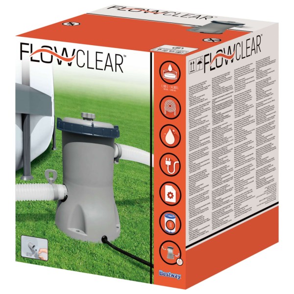 Bestway Bomba de filtro de piscina Flowclear 2006 l/h