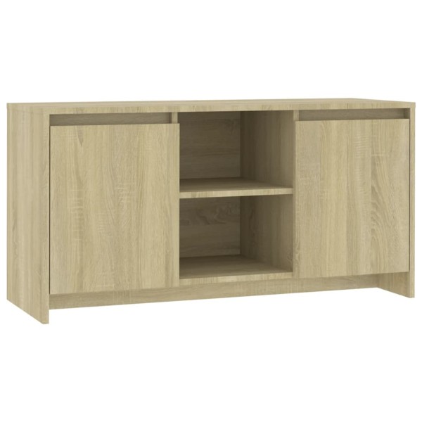 Mueble de TV madera contrachapada roble Sonoma 102x37,5x52,5 cm